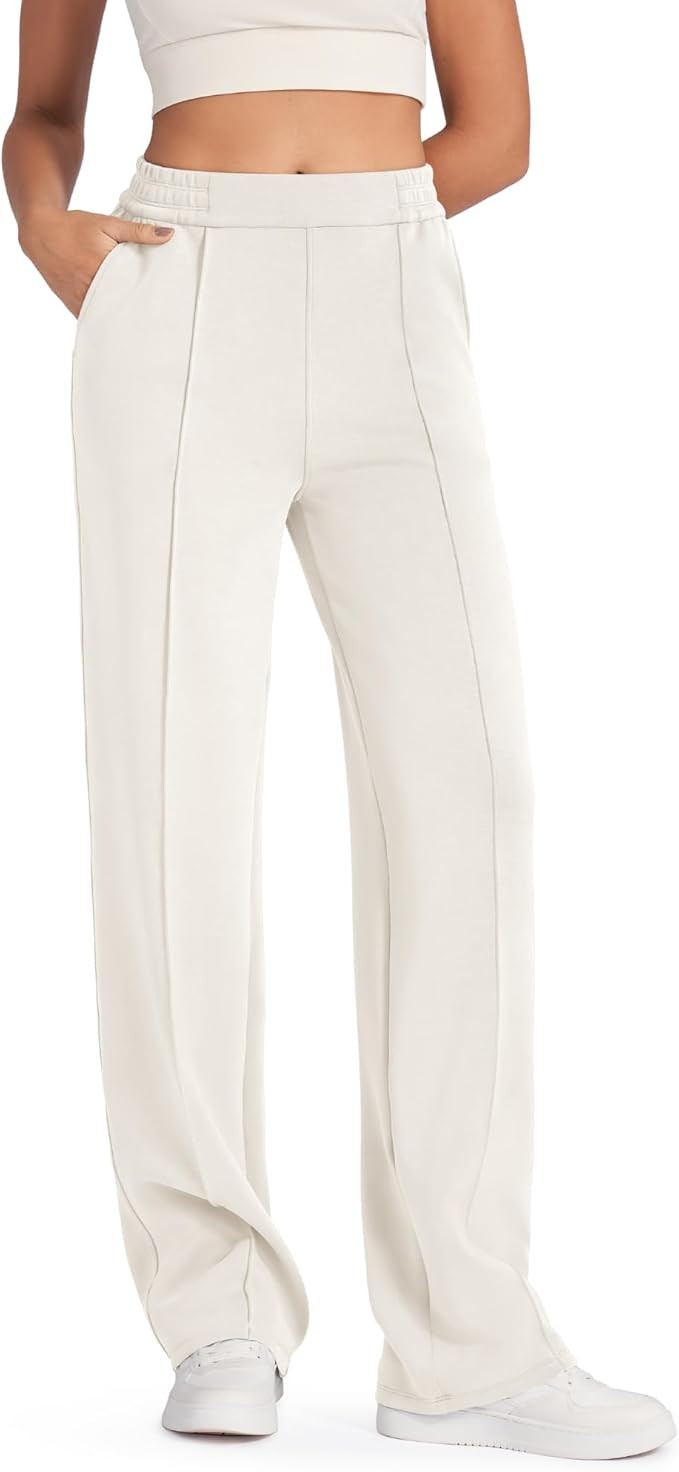 G4Free Smoofit Modal Soft Women Wide Leg Sweatpants Yoga Pants Casual Lounge Trousers Short/Petit... | Amazon (US)