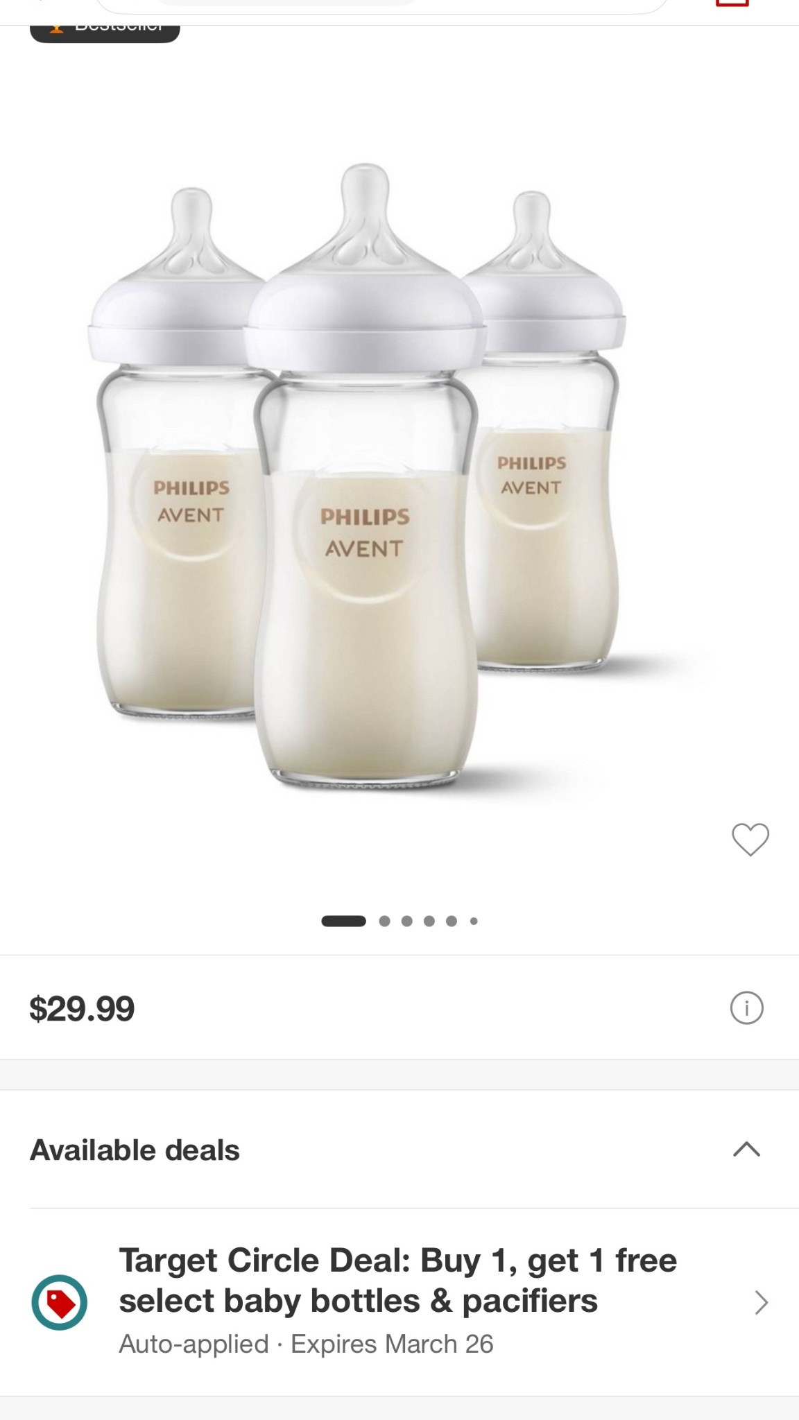 BOGO baby bottles and paci at Target #target #bogo #sale #springsale

#LTKmomlife #LTKKids #LTKBaby
