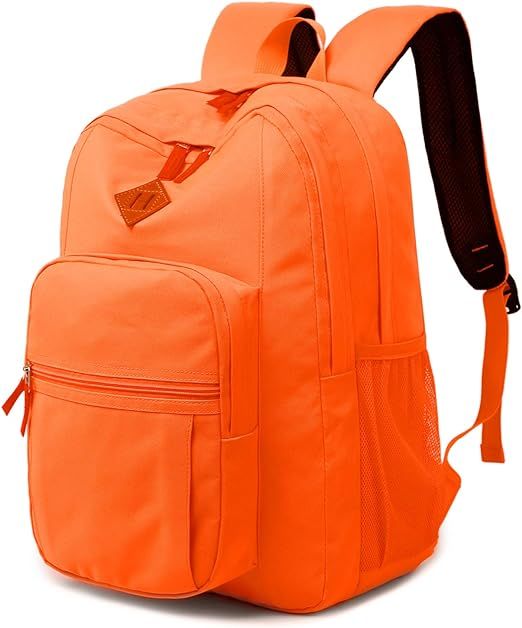 abshoo Classical Basic Travel Backpack For School Water Resistant Bookbag | Amazon (US)