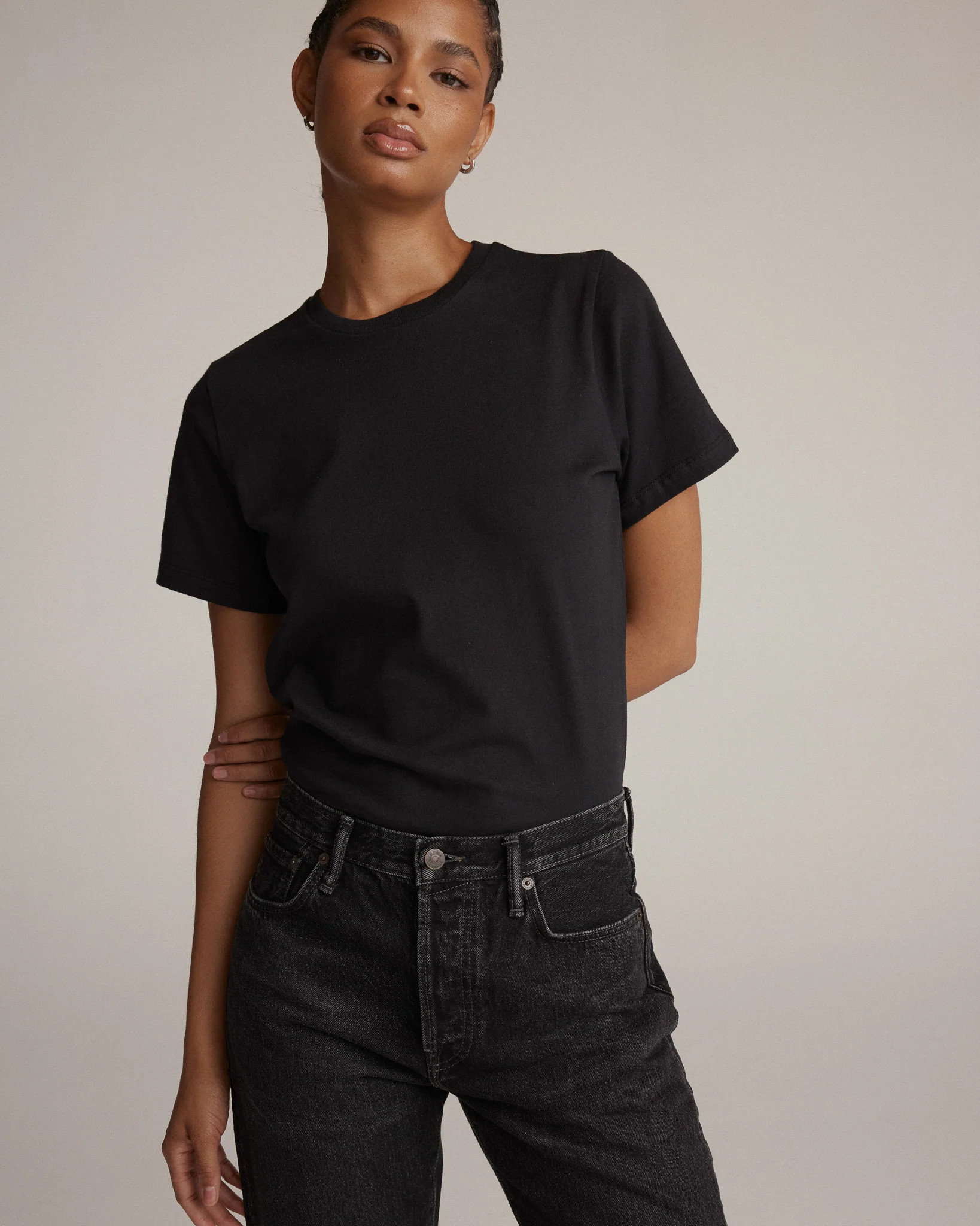 WALKER 2.0 / T-SHIRT BODYSUIT / BLACK | CLYQUE