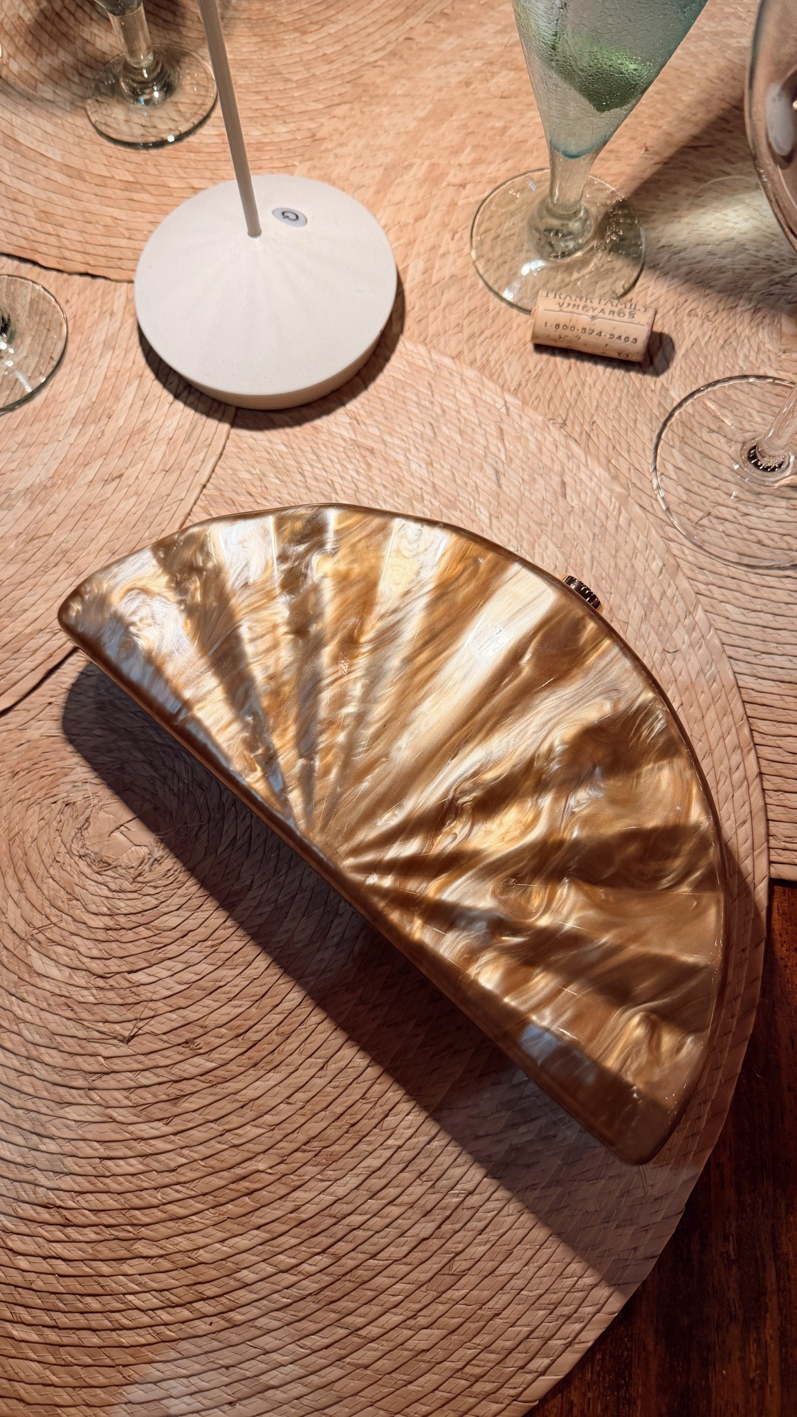 Wore this clutch almost every night 😍✨