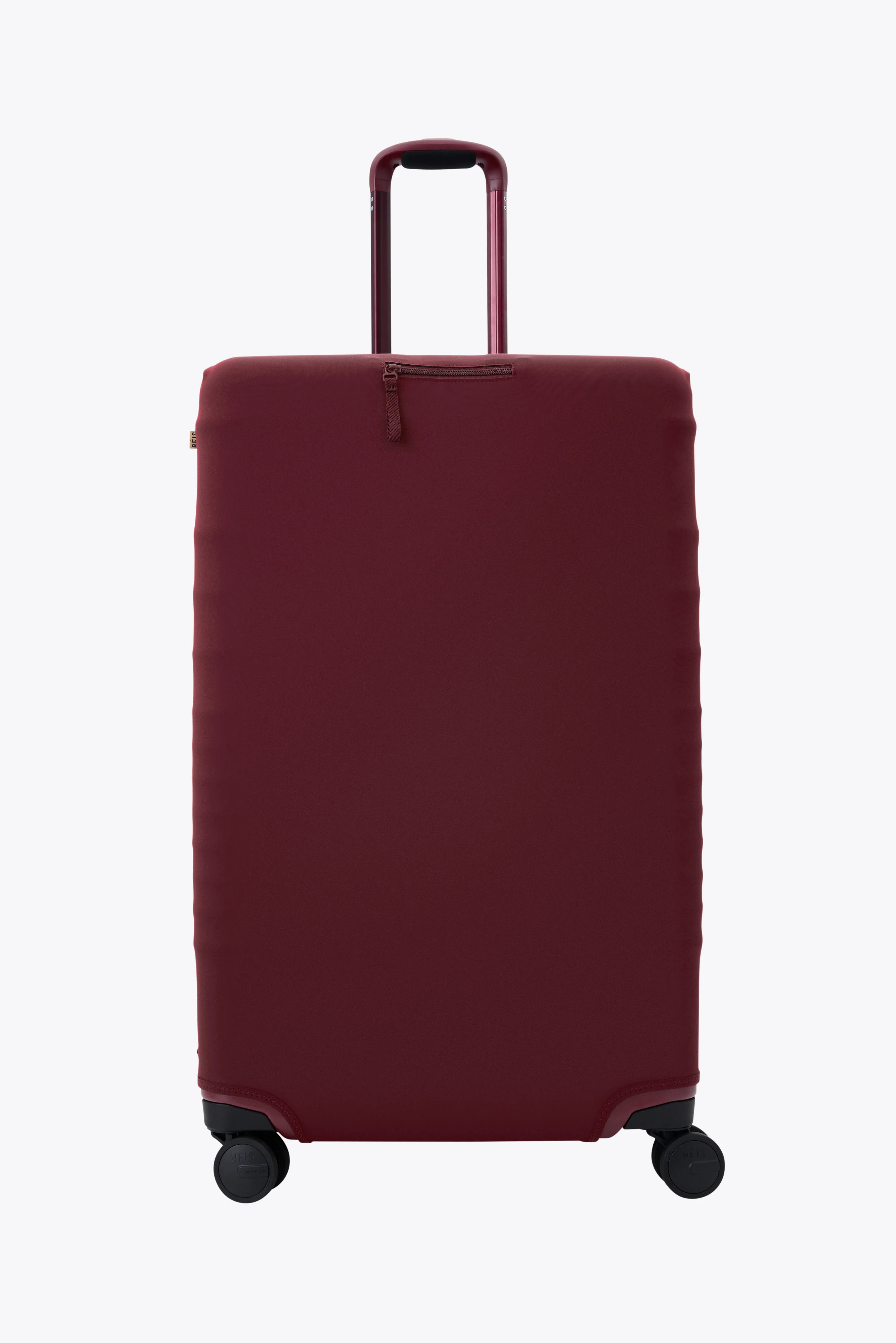 BÉIS 'The Large Check-in Luggage Cover' in Burgundy - Large Check-In Luggage Cover Protector in ... | BEIS