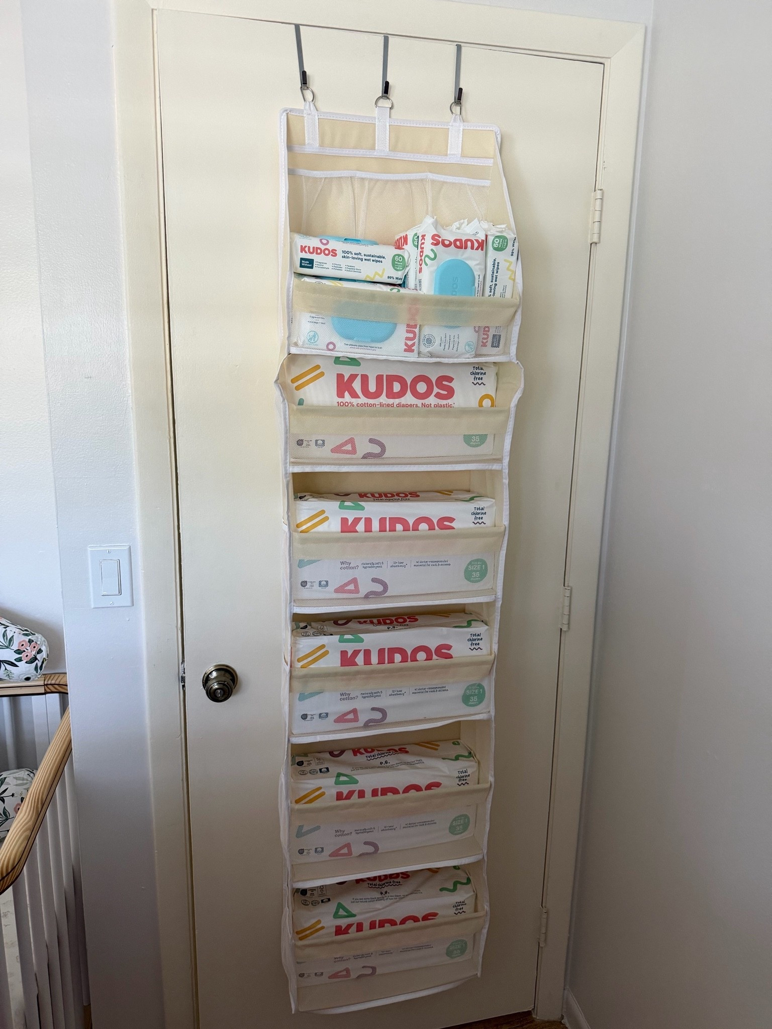 Nursery organization. Over the door organizer. Diapers

#LTKBaby #LTKBump #LTKdayinmylife