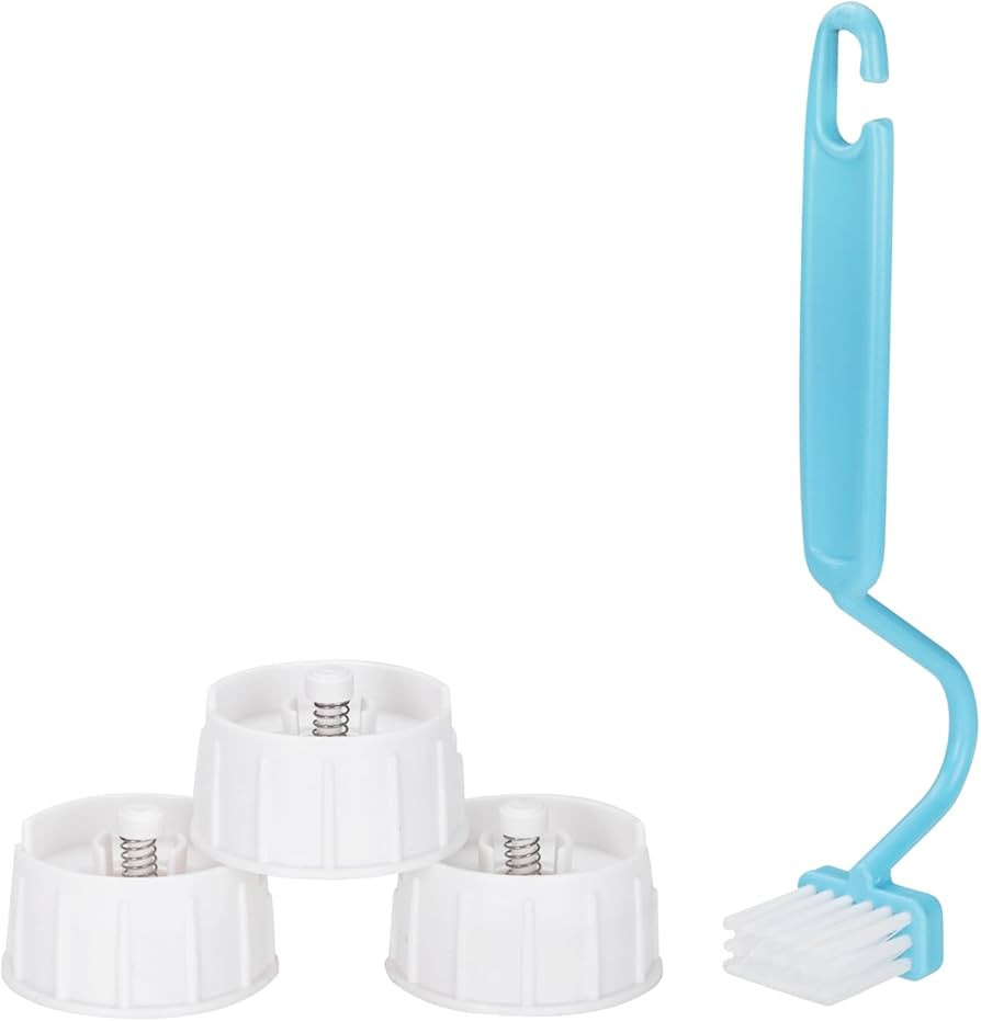 RIZZARI Automatic Water Dispenser, 3 Bottle Caps and Brush for Gravity Pet Waterer, Easy to Insta... | Amazon (US)