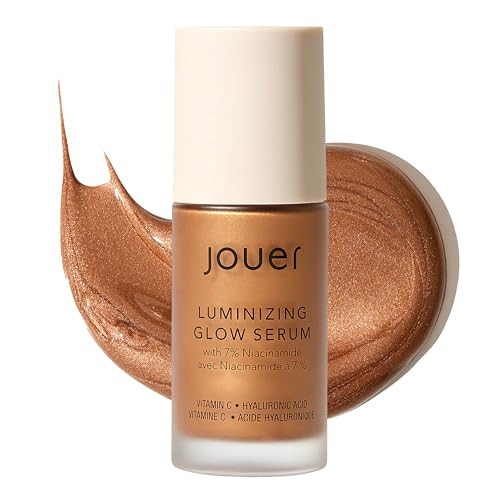 Jouer Luminizing Glow Drops Serum with 7% Niacinamide | Mix 2–3 Drops With Moisturizer or Foundation For A Summer Glow, Use With or Without Makeup, 1 fl oz | Amazon (US)