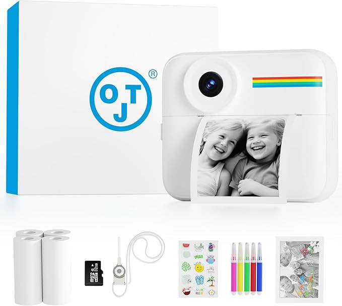 OTJ Kids Camera Instant Print - 1080P Kids Instant Cameras That Print Photos with 32GB Card - Dau... | Amazon (US)