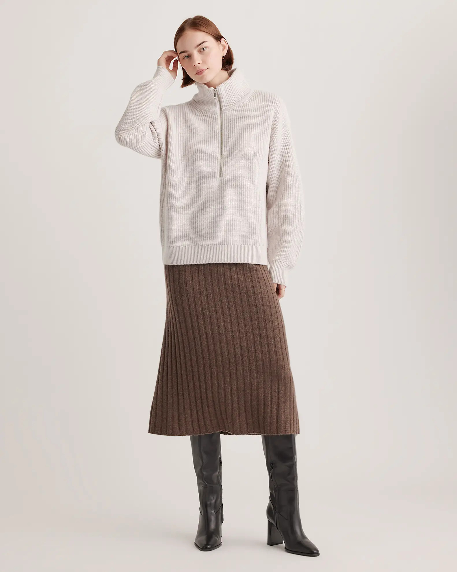 Australian Merino Wool Half Zip Sweater | Quince