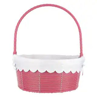 Large Pink Decorative Basket with Liner by Ashland® | Michaels Stores