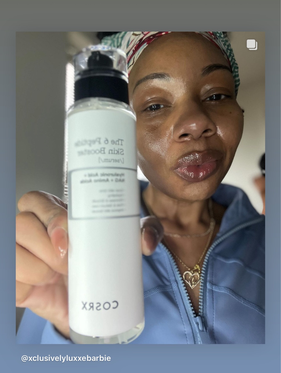 This Glow is unmatched! Peptides help build collagen, even skin tone, and reduce fine lines and wrinkles! Get your glow on with COSRX 6 peptide skin booster serum! #skincare

#LTKover40 #LTKfindsunder50 #LTKbeauty