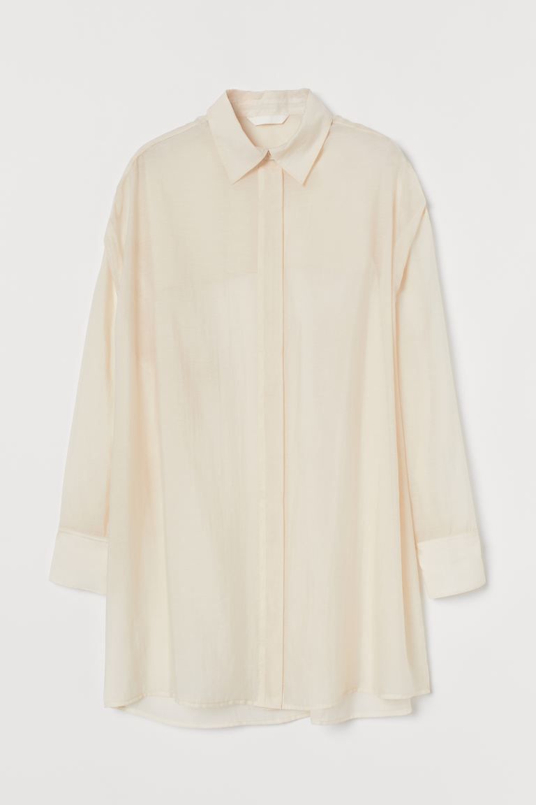 Airy Lyocell-blend Shirt | H&M (US)