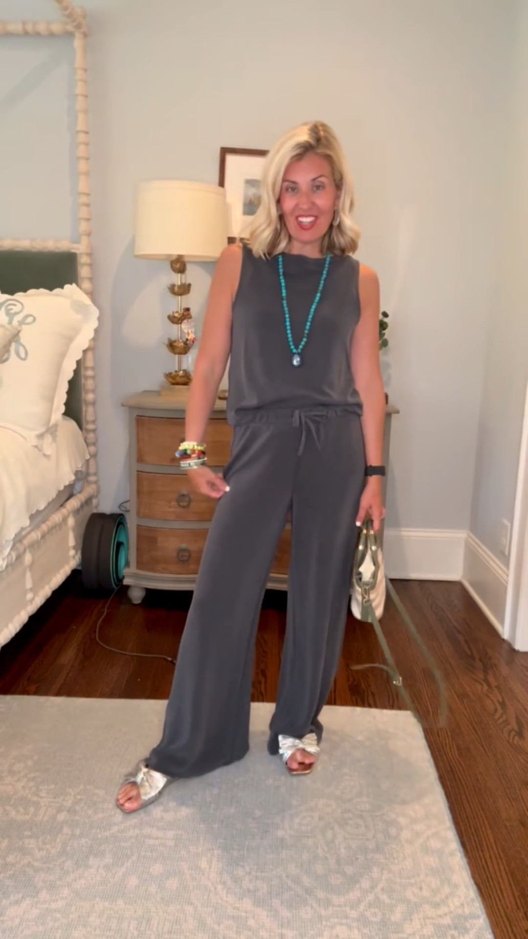 25% off full-priced Spanx Air Essentials through 8/30! 

Love a neutral look and then add pops of color to accessorize! This new Spanx Air Essentials fabric is literally cloud like. It flows so good and this color has endless possibilities when it comes to styling. 

Sizing:
Tie-Waist Maxi Dress - small
Boatneck Tank - xs
Drawstring Maxi Dress - xs
Button Down - xs
Shorts - small
Wide Leg Pant - small petite

*Code catherinexspanx for 15% off + free shipping on 1st order

#LTKdayinmylife #LTKmomlife #LTKOver40