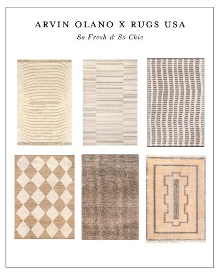 New neutral rugs from Alvin Olano x Rugs USA! 
-
Minimalist rugs - Living room rug - bedroom rug - dining room rug - shag rug - flat weave rug - checkered rug #neutralrugs

#LTKhome