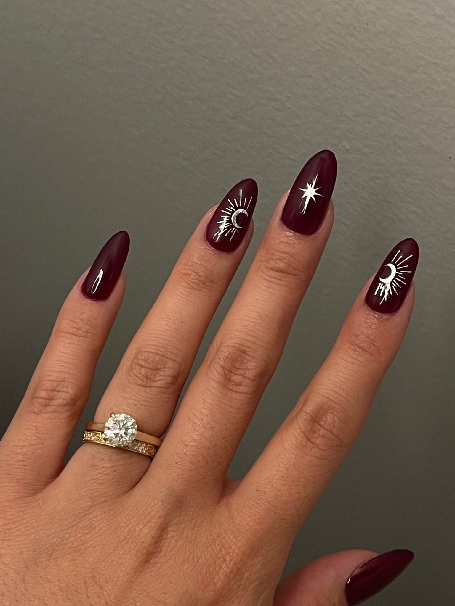Fall Gel-D Nails with design 

#LTKBeauty