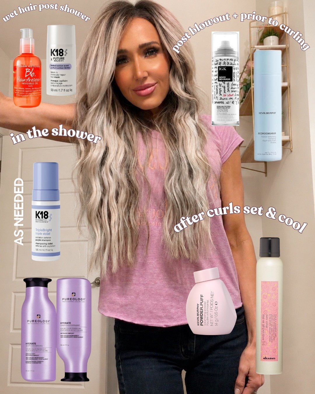 Updated hair care product routine

#LTKgrwm #LTKselfcare #LTKBeauty
