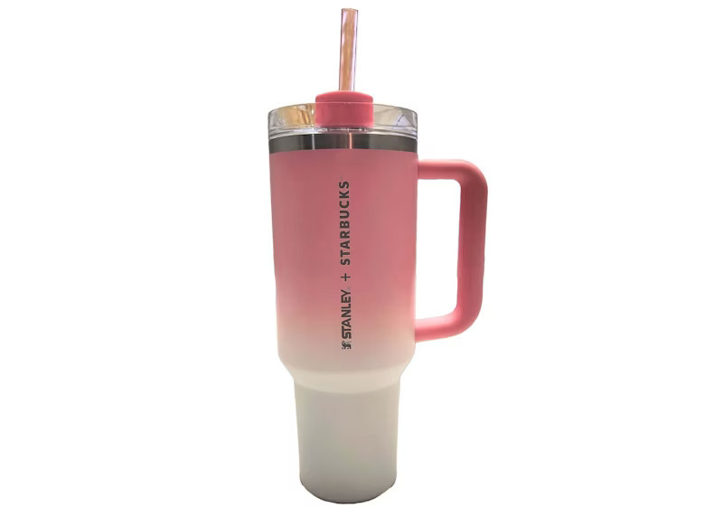 Stanley x Starbucks Philippines Exclusive Flowstate Quencher 40oz Tumbler Sweet Pink | StockX
