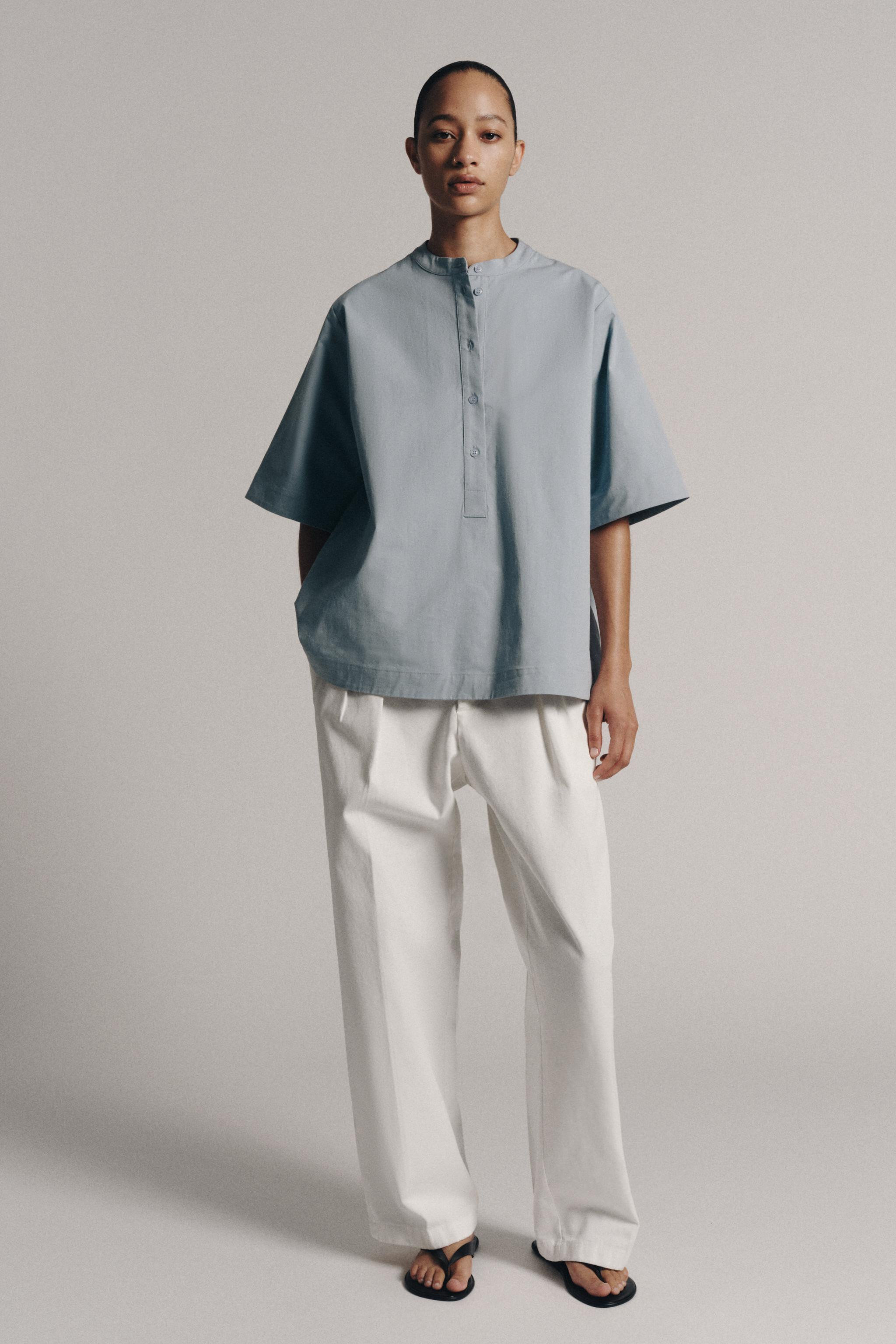 ZW COLLECTION SHORT SLEEVE SHIRT | Zara UK