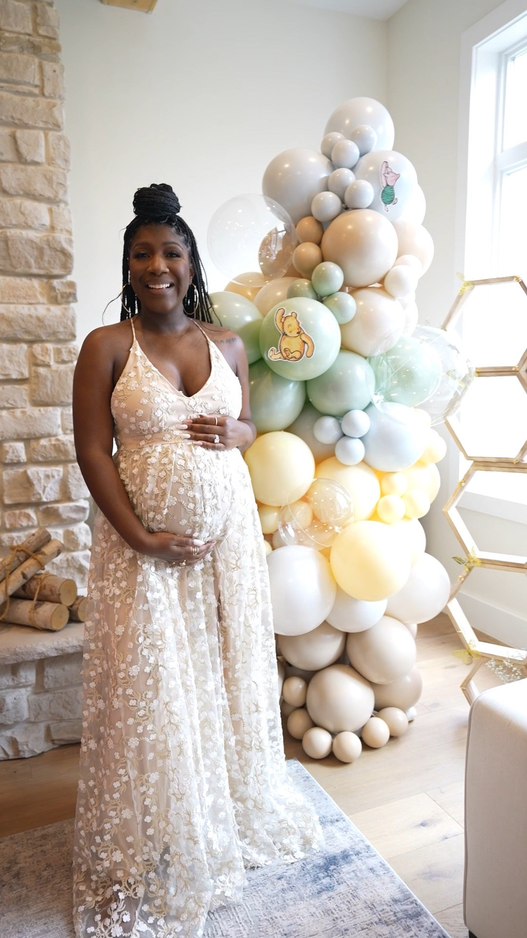 Size: Medium 
Third Trimester 
Color: Ivory 

#LTKbump #LTKSeasonal #LTKfamily