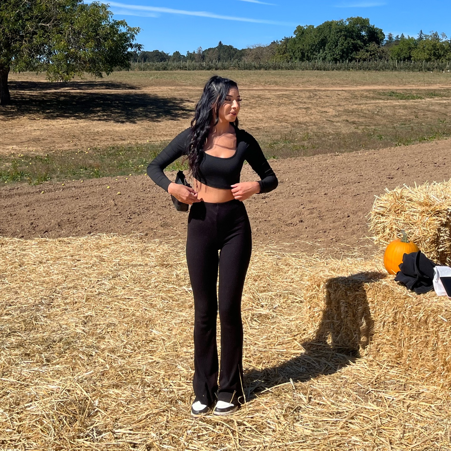 Pretty in black. Fall outfits. Pumpkin patch ootd ideas

#LTKstyletip #LTKunder50 #LTKbeauty
