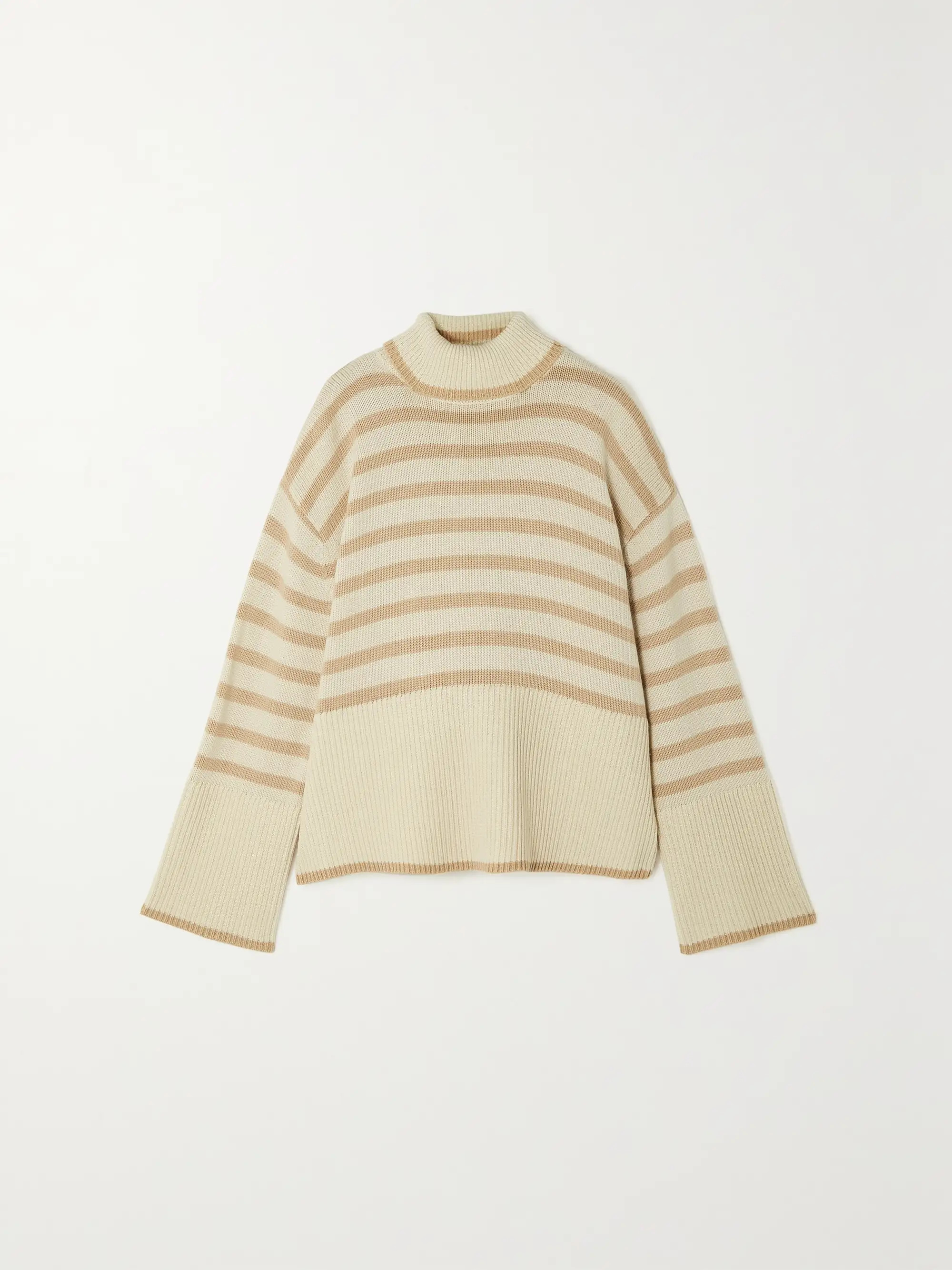 + NET SUSTAIN striped wool-blend turtleneck sweater | NET-A-PORTER (UK & EU)