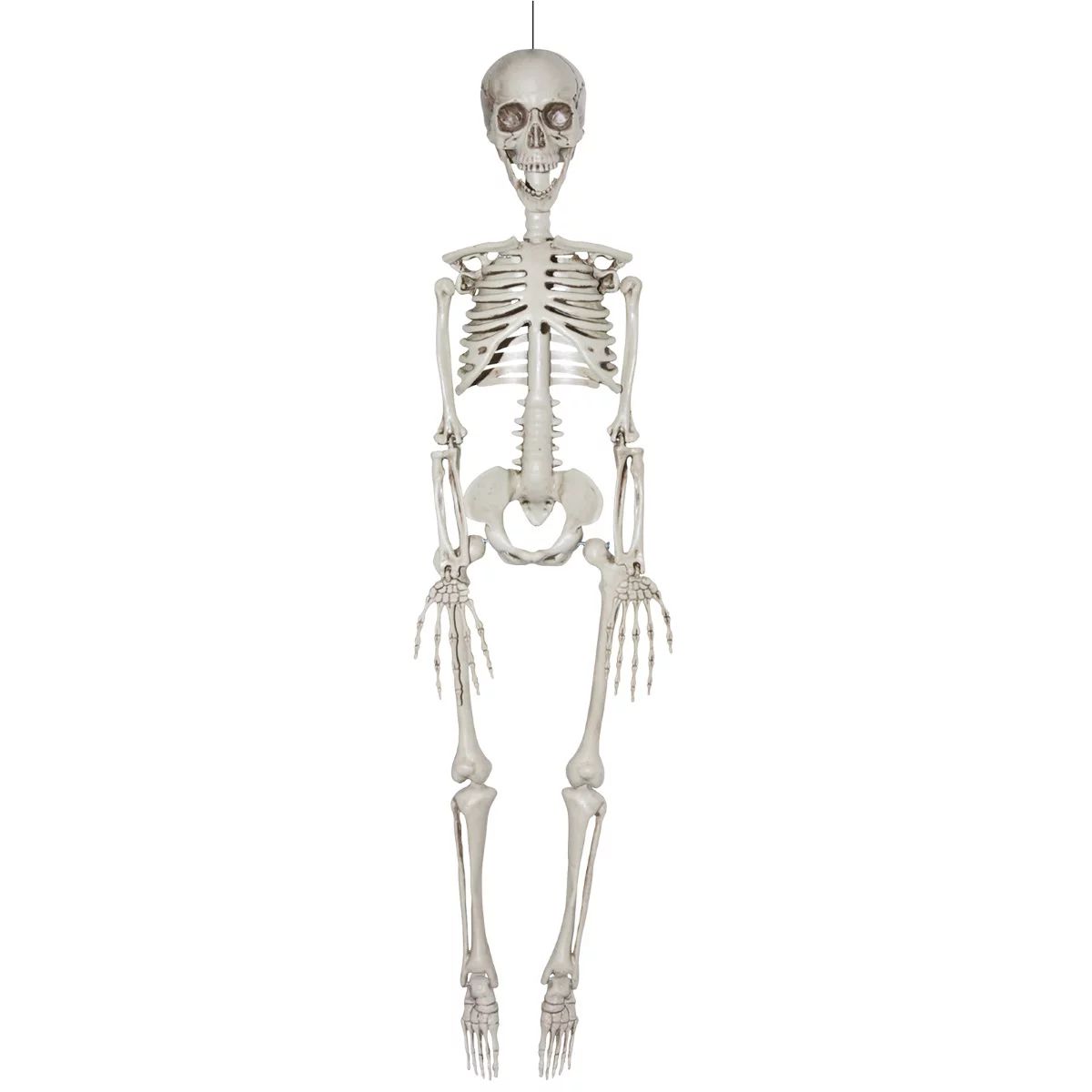 Way to Celebrate Halloween White Faux Skeleton Decoration, 35" - Walmart.com | Walmart (US)