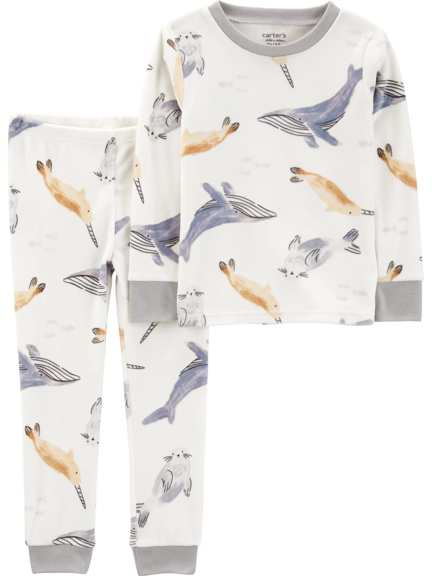 Carter's Child of Mine Toddler Cozy Pajama Set, 2-Piece, Sizes 12M-5T | Walmart (US)