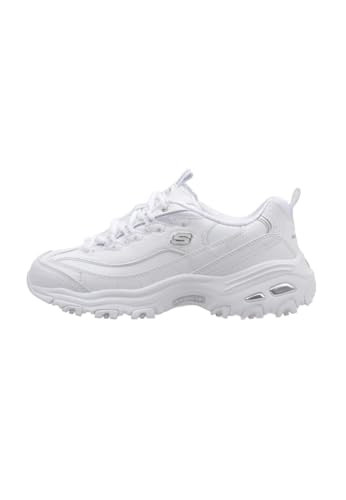 Skechers Women's D'Lites Fresh Start Memory Foam Lace-up Sneaker | Amazon (US)