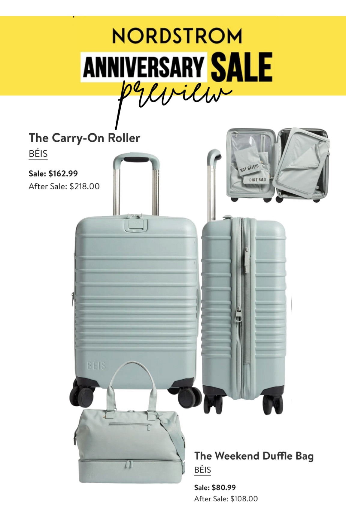 Nordstrom carry on discount luggage