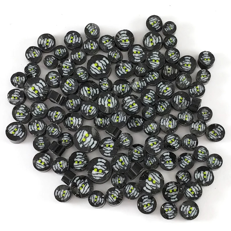 Mummy Murrine 0.5 Oz Precut 90 COE Fusable Glass Murrini - Etsy | Etsy (US)