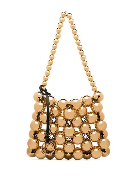 metallic Sphere beaded bag | Farfetch Global