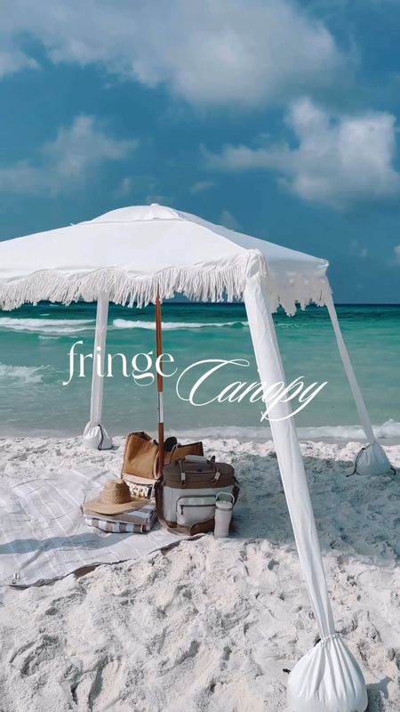 My fringe canopy is on sale today! 

#fringecanopy #canopy #beach #beachmusthaves #beachessentials #beachumbrella #fringe #summer #summeressentials #beach #summer #amazon #amazonprime #amazonmusthaves 

#LTKFindsUnder100 #LTKSaleAlert #LTKSwim