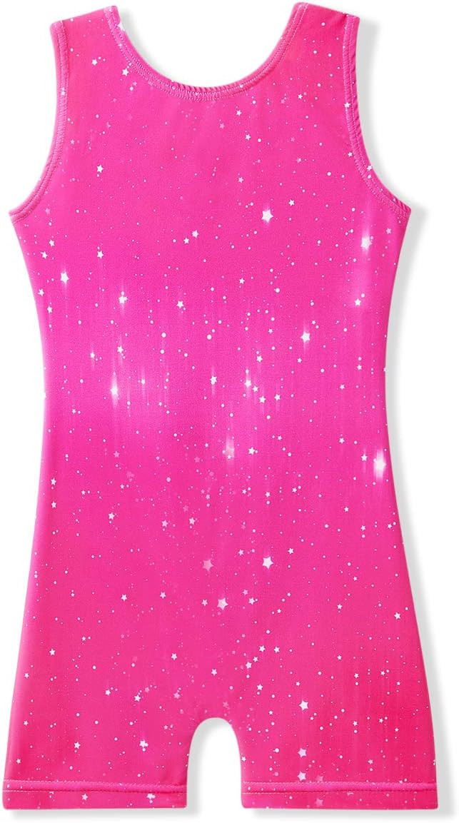 Leotards for Girls Gymnastics with Shorts Butterfly Unicorn Mermaid Dance Unitards Biketards Hotp... | Amazon (US)