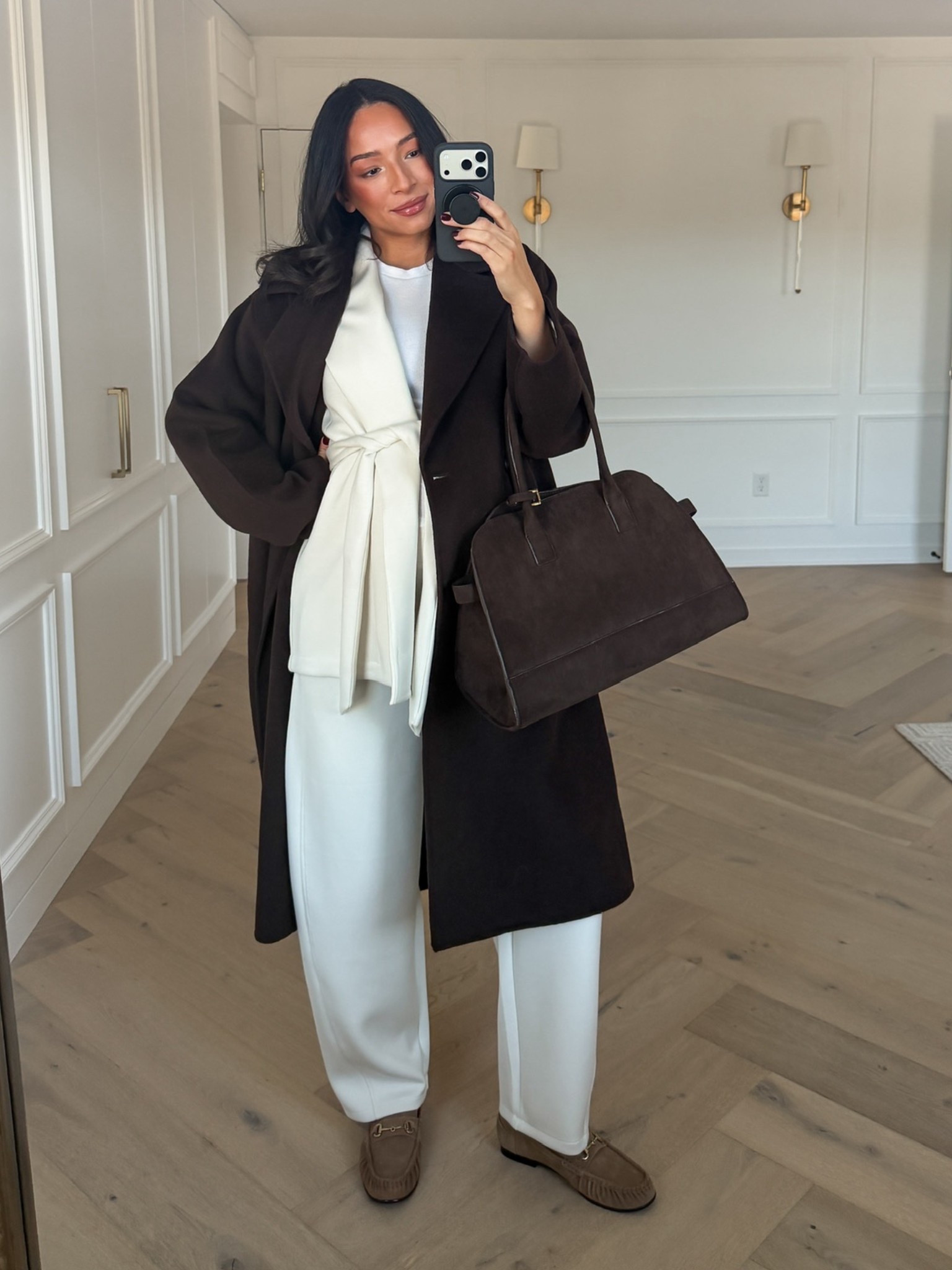 Comfy Winter Outfit 🤍 Use code NENAXSPANX for 15% off your first Spanx purchase + free shipping! Wearing size M cardigan, size M Tall barrel leg pants and size M tall tailored topcoat - this material is so comfortable, lightweight and buttery soft! Loungewear Winter outfit Winter fashion Airport outfit Travel outfit


#LTKFindsUnder100 #LTKTravel #LTKSeasonal