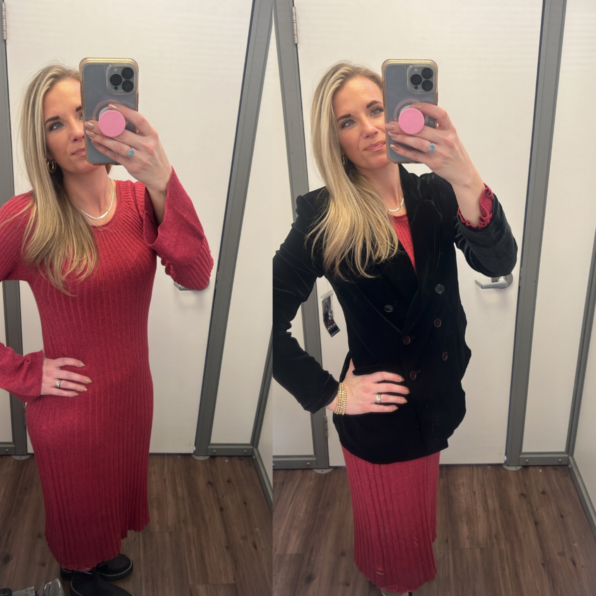Walmart ribbed sweater dress, holiday outfit look. 




#LTKworkwear #LTKstyletip #LTKHoliday