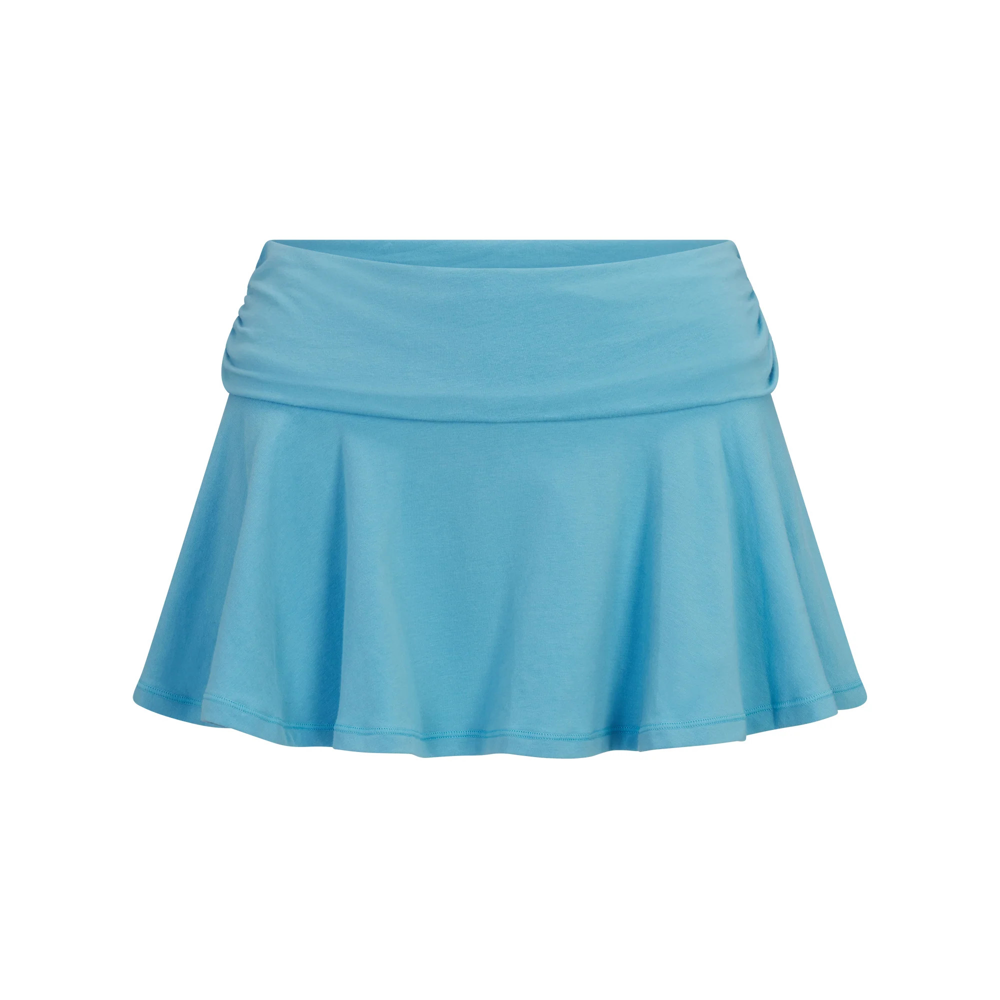 COTTON JERSEY FOLDOVER MINI SKORT | WATER | SKIMS | SKIMS (US)