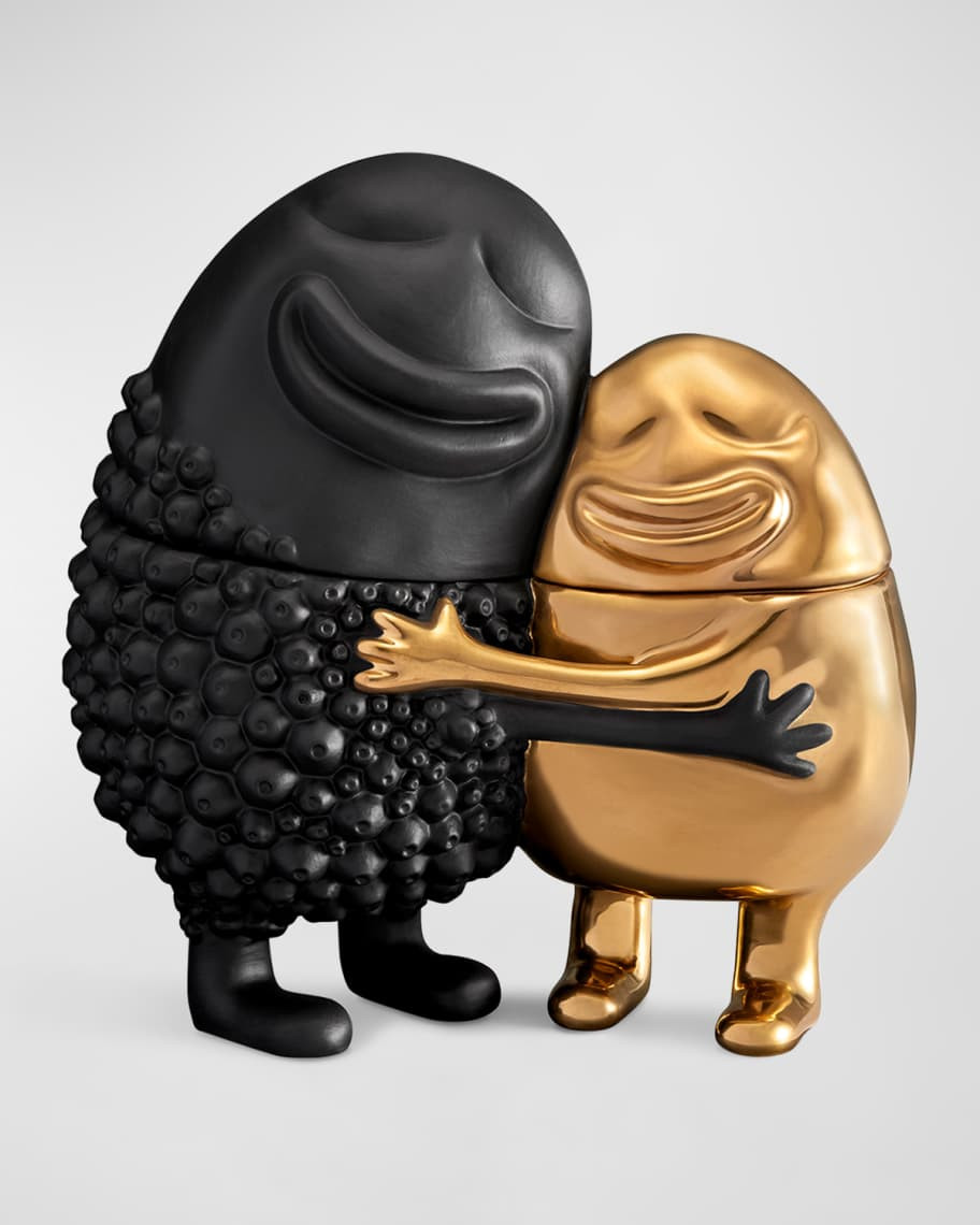 L'Objet Haas Huggers Box, Black/Gold | Neiman Marcus