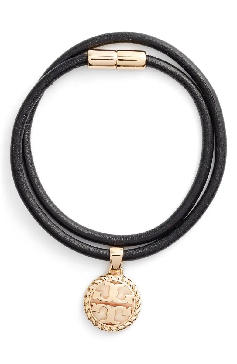 Rope Logo Leather Wrap Bracelet | Nordstrom | Nordstrom