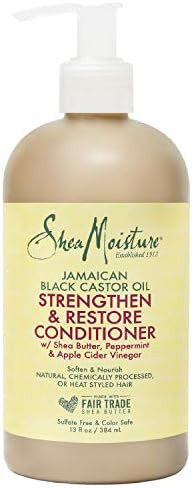 SheaMoisture Strengthen and Restore Rinse Out Hair Conditioner to Intensely Smooth and Nourish Ha... | Amazon (US)