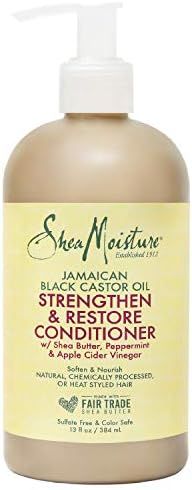 SheaMoisture Strengthen and Restore Rinse Out Hair Conditioner to Intensely Smooth and Nourish Ha... | Amazon (US)