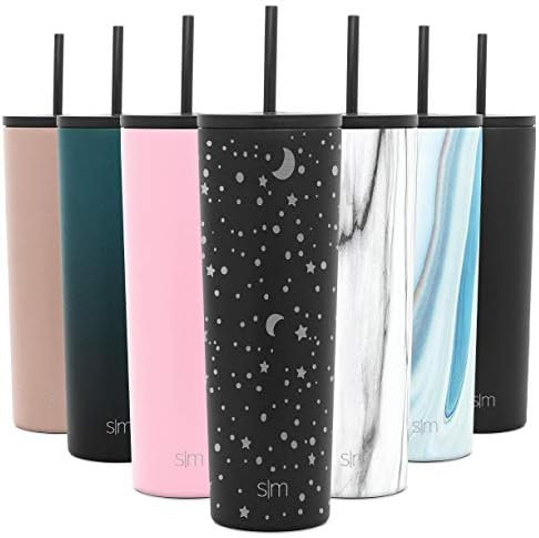 Simple Modern Classic Insulated Tumbler with Straw and Flip Lid Stainless Steel Water Bottle Iced... | Amazon (US)