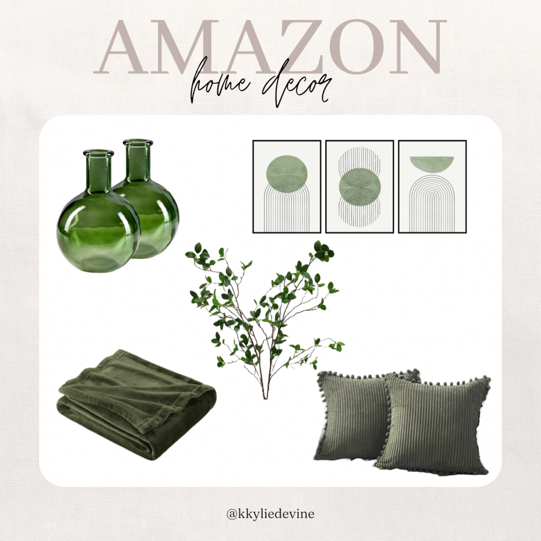 Olive green>> 💚 shop these products below!! These would look great in your home😍 #OliveGreenDecor #GreenHome #NaturalVibes #EarthyTones #BotanicalInspiration #SustainableLiving #CozySpaces #OrganicDecor #NatureLovers #PlantLife #SereneInteriors #NeutralPalette #RusticChic #ModernFarmhouse #EcoFriendlyDesign 
