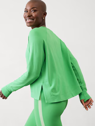 Coaster Luxe Recover High Hip Sweatshirt | Athleta