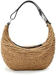 AllSaints Women's Luna Micro Paper Bag Biscuit Brown One Size | Amazon (US)