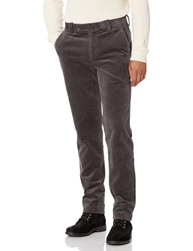 Brooks Brothers Men's Slim Fit Stretch Corduroy Pants, Charcoal, 30 32 | Amazon (US)