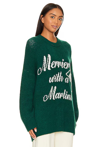Classic Crewneck Sweater in Martini Graphic | Revolve Clothing (Global)