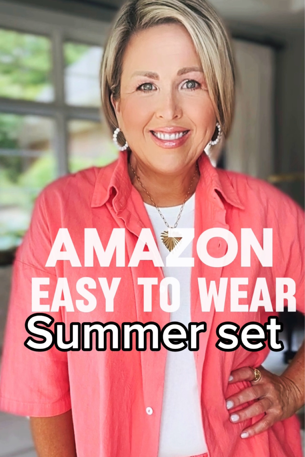 I found you the easiest to wear summer shorts/lounge sets!  

You're going to LOVE this!

**Comment LINK to shop this look**

The shorts are elastic with a bonus drawstring (the elastic is easy stretch and comfy - not binding like some!) They have nice deep pockets and are high waisted for nice coverage!

The tops look cute worn alone or with a tank underneath!

They come in 23 colors - some solid, some color block - Which do you prefer? Let me know!

Wearing a medium.  I'm 5'5" and 150

I linked everything you saw in the video!!!  

Again, Comment the word LINK and I’ll send the  details directly to your inbox OR go to my blog Links - Dawnedonme.com for all my LTK shoppable links.  

Make sure you’re following me (please and thanks) to ensure the DM is sent.  Check your “request” folder if you don’t see it.   

Send this to someone you think might like it because sharing is caring😊   And  don’t forget to turn on reel notifications so you don’t miss one.  

A BIG Thank you for shopping my links.  It enables me to continue to deliver fun and affordable outfit ideas.  


Over 50 style, over 40 fashion, fashion over 40, fashion over 50, how to style, midlife fashion, midlife women.  

#Amazonfind #cruiseoutfit #resortwear #vacationoutfit #resortstyle #vacationstyle #springvibes #amazonfashionfinds #stylereels #over40style #agelessstyle #fashionover40 #fashionover50 #over40styleblogger #womenfashion #southbend #notredamealum #springoutfit #chicstyle #accessoryqueen #janewin #summeroutfit #weddingguest #knitset #weddingshoweroutfit #casualstyle #weekendlook #ageless  #shorthaircut #shorthair 

#LTKSeasonal #LTKFindsUnder50 #LTKOver40