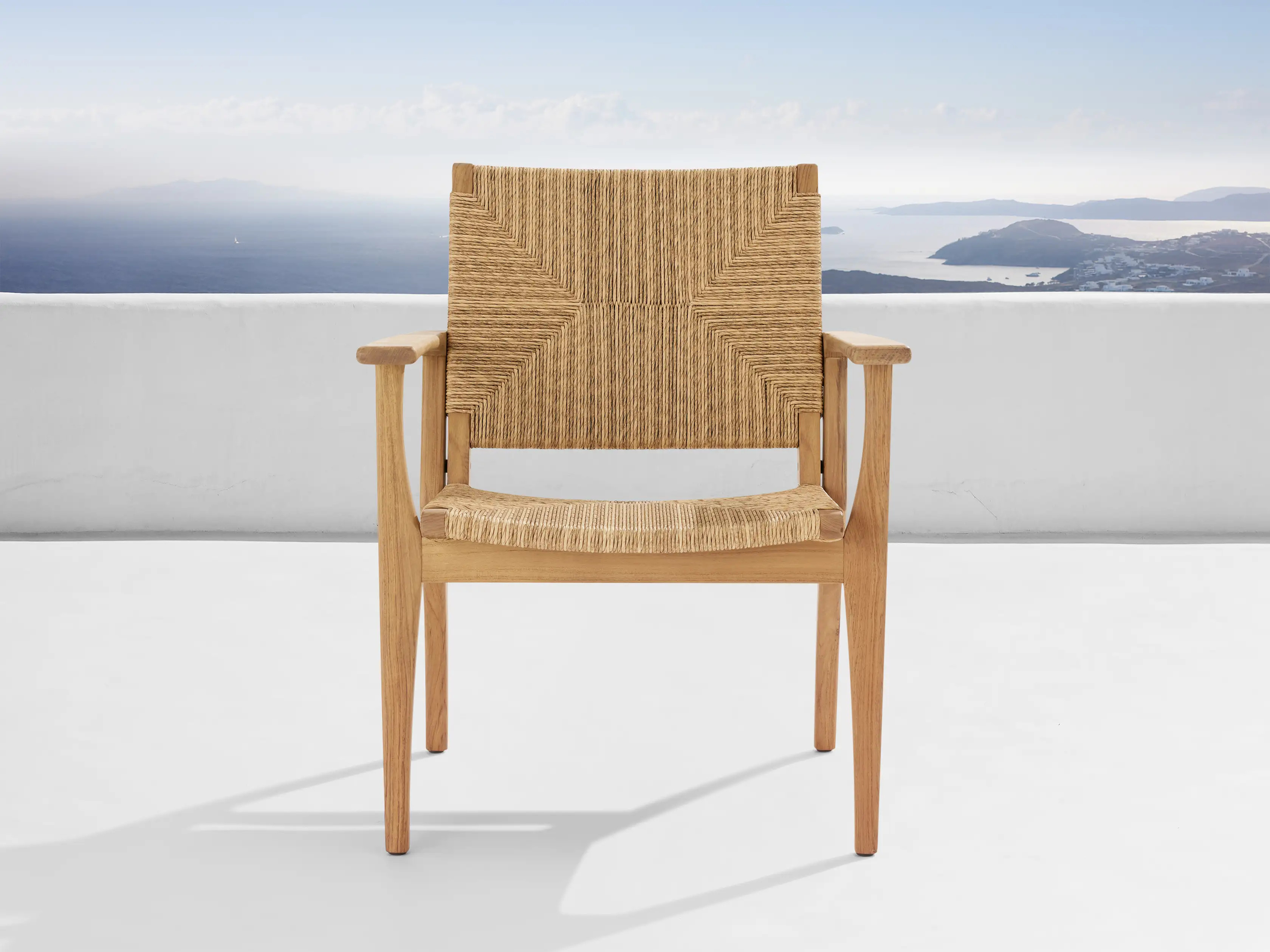 Mustique Outdoor Dining Arm Chair | Arhaus