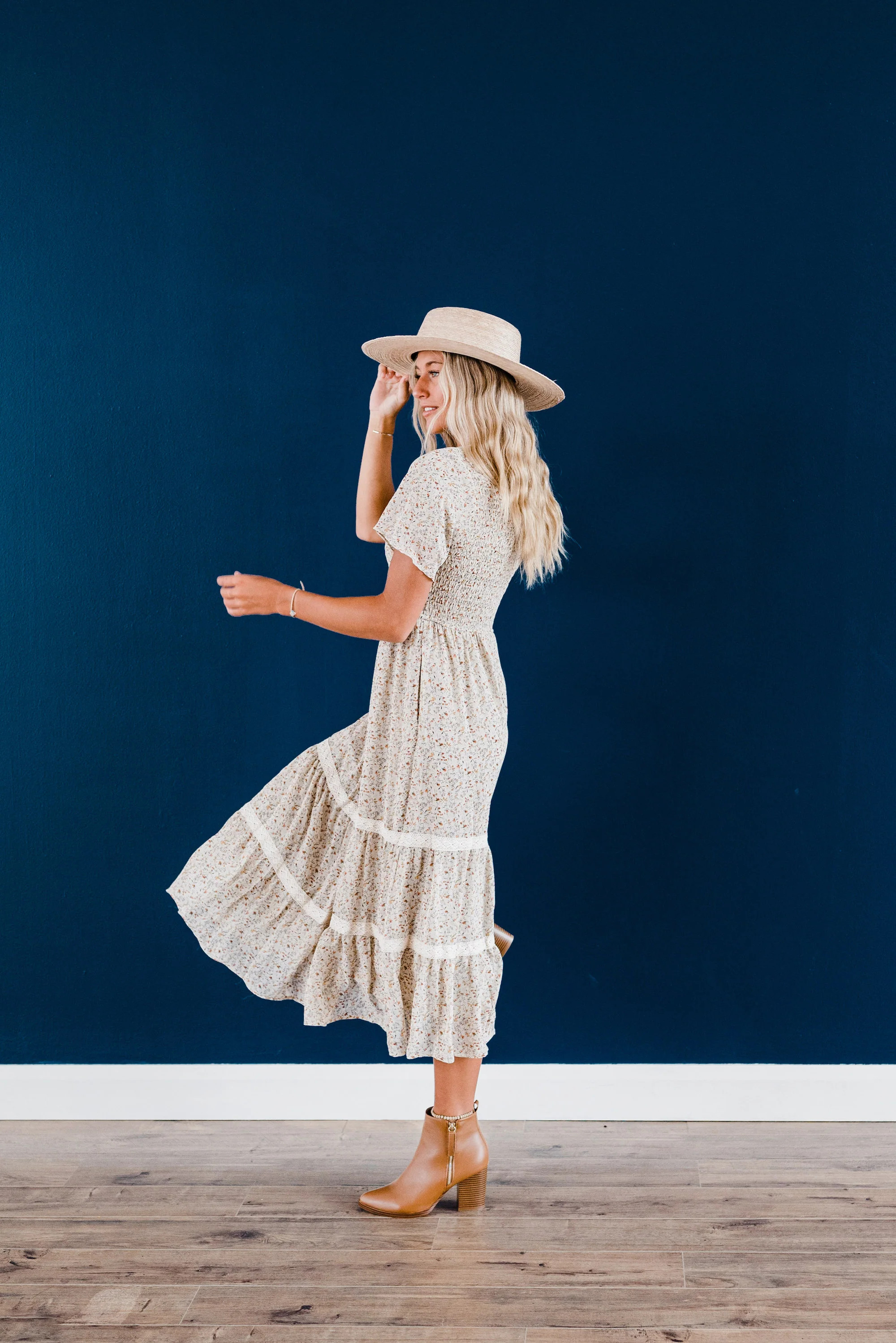 Isla Dress in Dark Cream | FEHRNVI