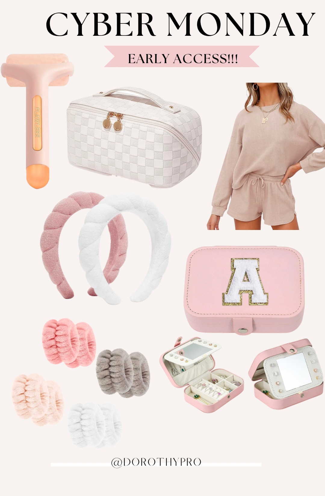 CYBER MONDAY AMAZON STEALS!! 

Super cute gifts for yourself or others!! 
ice roller, make up bag, sweatshirt, and sweat-shorts combo, make up organizer, facial sweatbands

#LTKsalealert #LTKCyberWeek #LTKfindsunder50