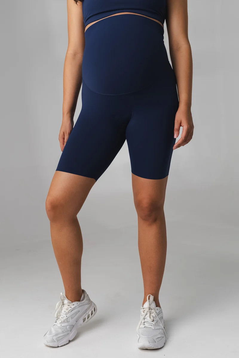Cloud II™ Maternity Biker Short - Sapphire | Vitality