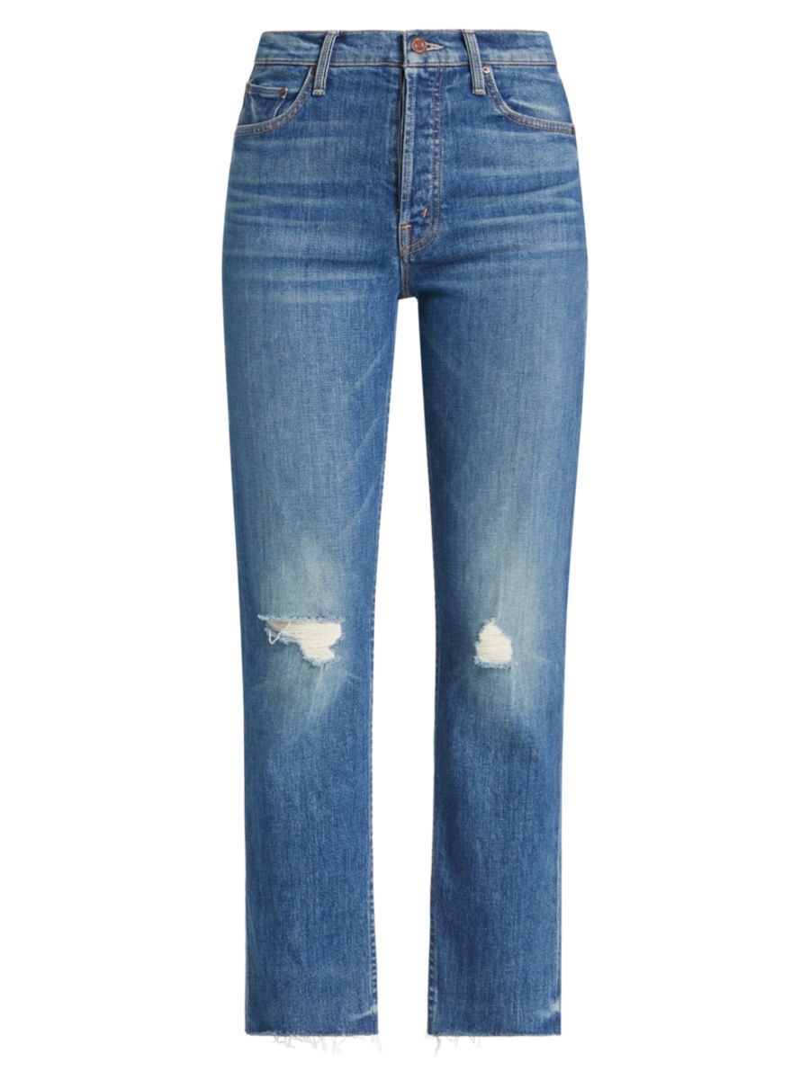 Mother The Tomcat Ankle Destroyed Jeans | Saks Fifth Avenue